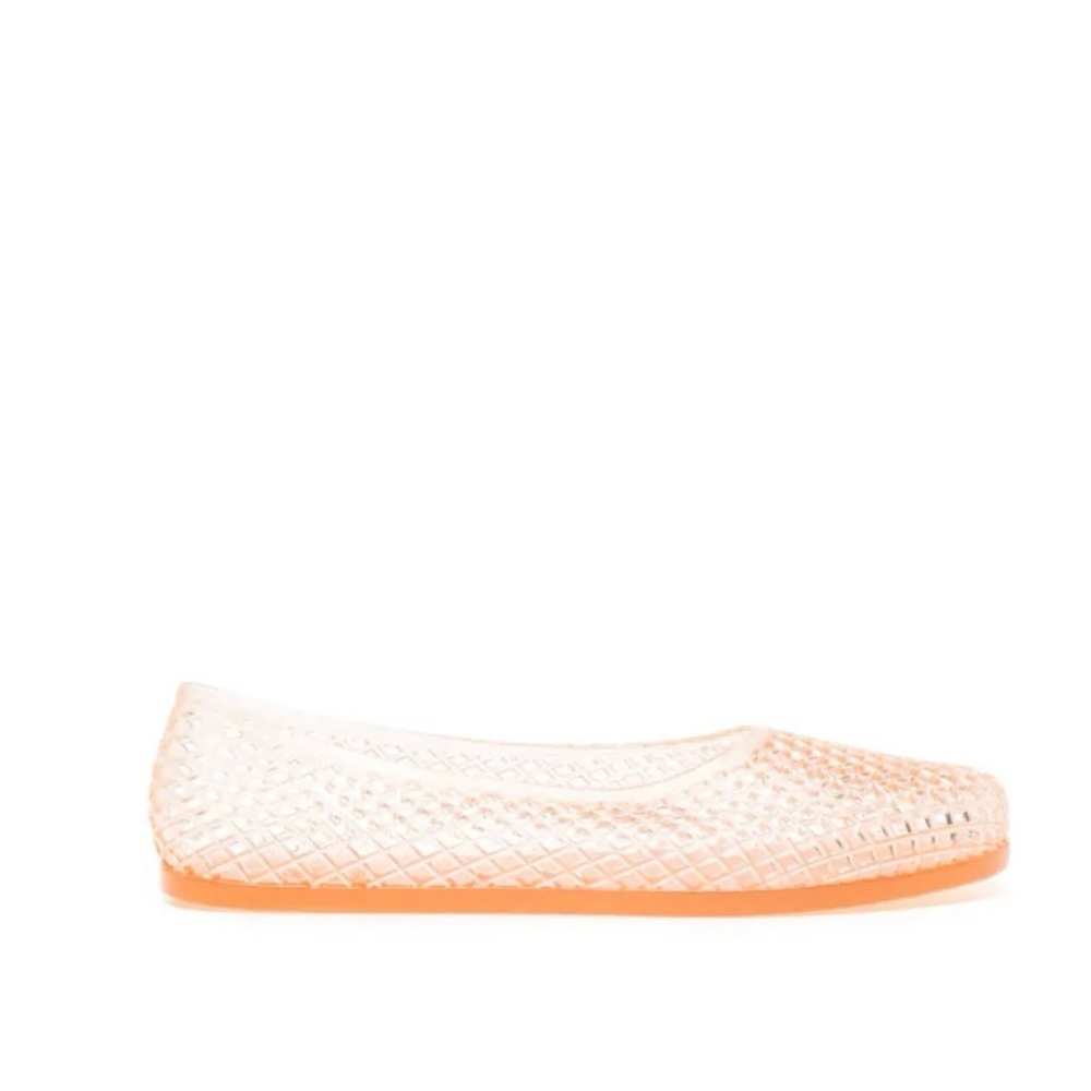 ANCIENT GREEK SANDALS Iro Jelly PVC Nude Ballet Flats
